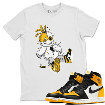 Jordan 1 Taxi unique Halloween sneaker tee Voodoo Doll Sneaker Tees Jordan 1 Taxi Sneaker Release Tees Unisex Shirts