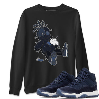 Jordan 11 Midnight Navy unique Halloween sneaker tee Voodoo Doll Sneaker Tees Jordan 11 Midnight Navy Sneaker Release Tees Unisex Shirts