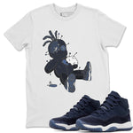 Jordan 11 Midnight Navy Sneaker Match Tees Voodoo Doll Sneaker Tees Jordan 11 Midnight Navy Sneaker Release Tees Unisex Shirts