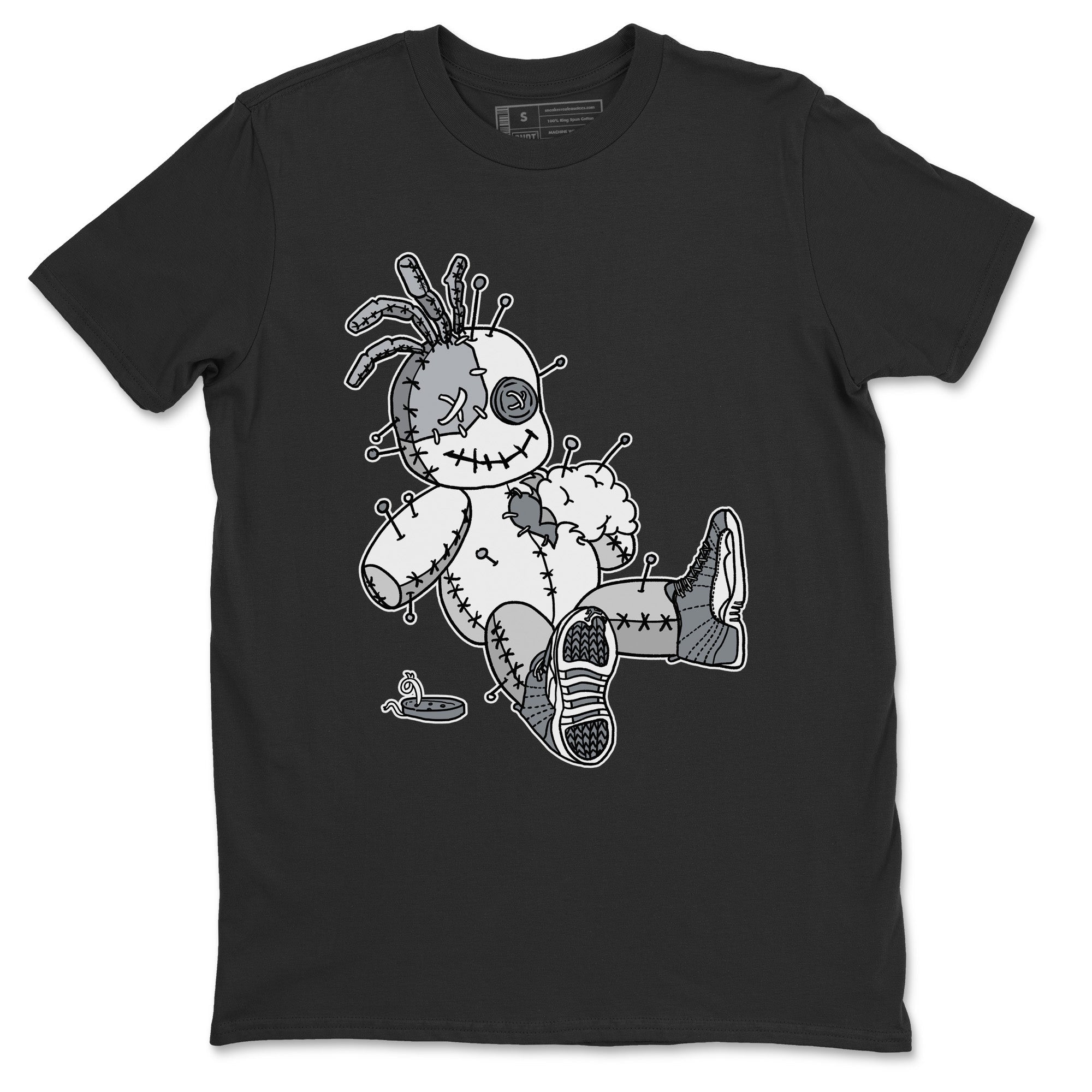 Jordan 12 Stealth unique Halloween sneaker tee Voodoo Doll Sneaker Tees Jordan 12 Stealth Sneaker Release Tees Unisex Shirts