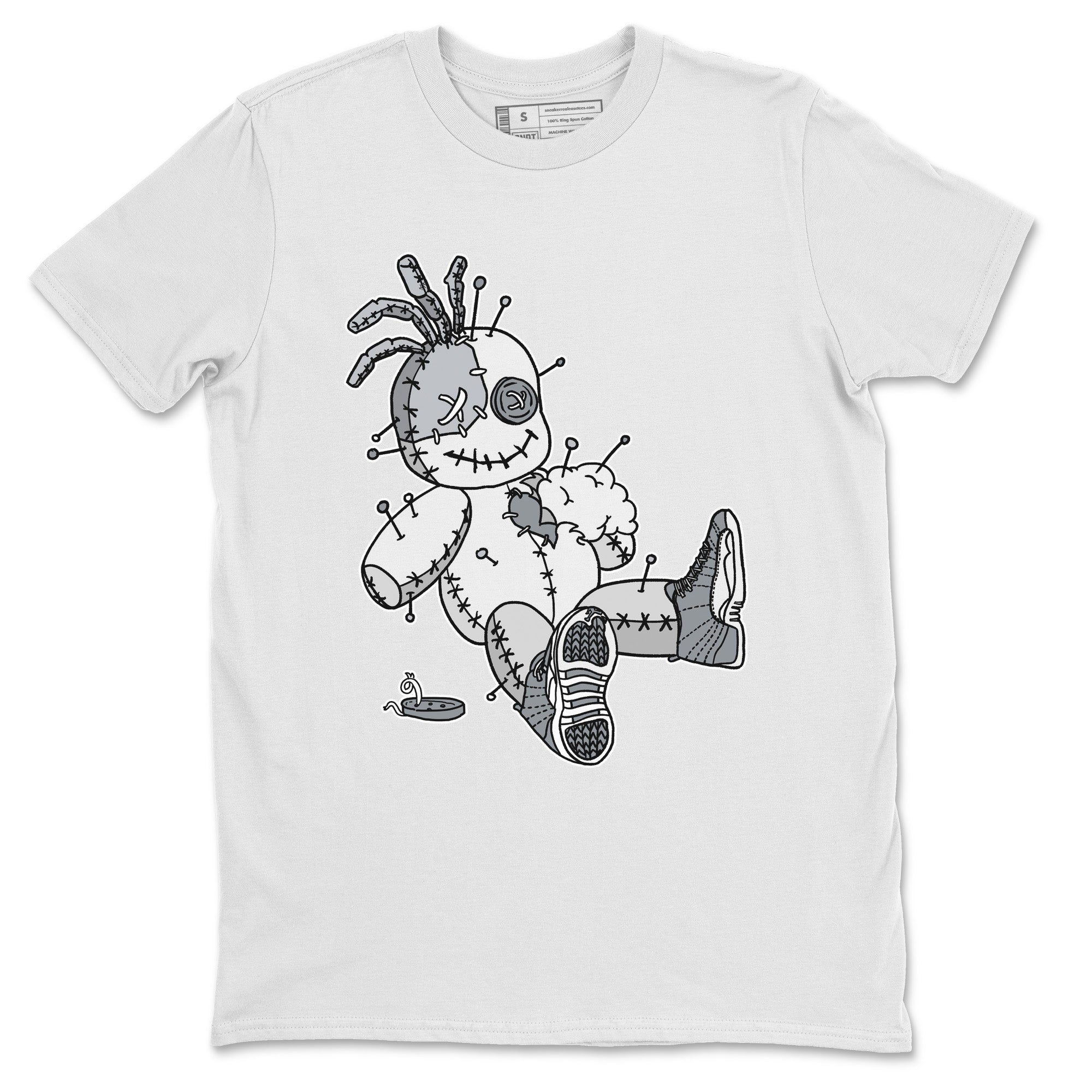 Jordan 12 Stealth unique Halloween sneaker tee Voodoo Doll Sneaker Tees Jordan 12 Stealth Sneaker Release Tees Unisex Shirts