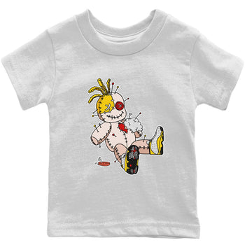 Jordan 13 Del Sol unique Halloween sneaker tee Voodoo Doll Sneaker Tees Jordan 13 Del Sol Sneaker Release Tees Kids Shirts