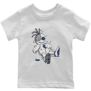 Jordan 13 French Blue unique Halloween sneaker tee Voodoo Doll Sneaker Tees Jordan 13 French Blue Sneaker Release Tees Kids Shirts