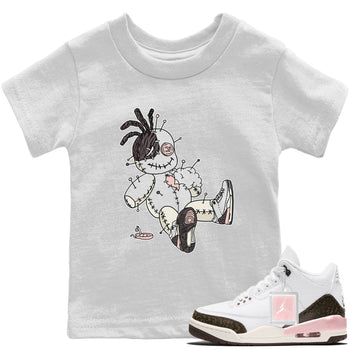 Jordan 3 Atmosphere unique Halloween sneaker tee Voodoo Doll Sneaker Tees Jordan 3 Atmosphere Sneaker Release Tees Kids Shirts