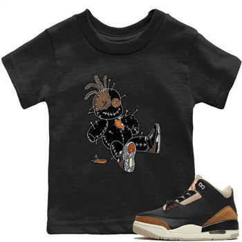 Jordan 3 Desert Elephant unique Halloween sneaker tee Voodoo Doll Sneaker Tees Jordan 3 Desert Elephant Sneaker Release Tees Kids Shirts