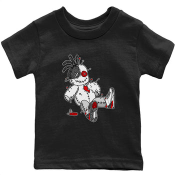 Jordan 3 Fire Red unique Halloween sneaker tee Voodoo Doll Sneaker Tees Jordan 3 Fire Red Sneaker Release Tees Kids Shirts