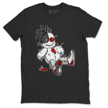 Jordan 3 Fire Red unique Halloween sneaker tee Voodoo Doll Sneaker Tees Jordan 3 Fire Red Sneaker Release Tees Unisex Shirts
