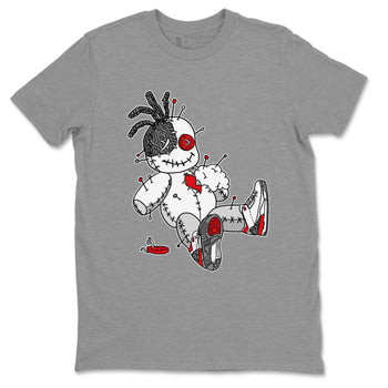 Jordan 3 Fire Red unique Halloween sneaker tee Voodoo Doll Sneaker Tees Jordan 3 Fire Red Sneaker Release Tees Unisex Shirts