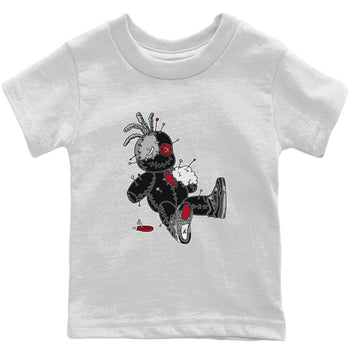Jordan 4 Black Canvas unique Halloween sneaker tee Voodoo Doll Sneaker Tees Jordan 4 Black Canvas Sneaker Release Tees Kids Shirts