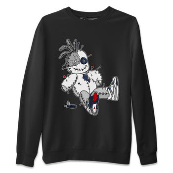 Jordan 4 Midnight Navy unique Halloween sneaker tee Voodoo Doll Sneaker Tees Jordan 4 Midnight Navy Sneaker Release Tees Unisex Shirts