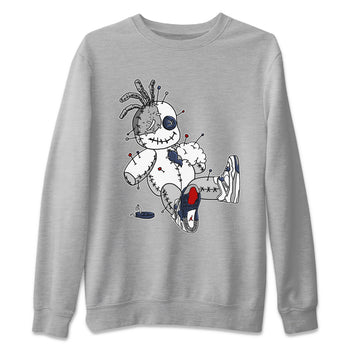 Jordan 4 Midnight Navy unique Halloween sneaker tee Voodoo Doll Sneaker Tees Jordan 4 Midnight Navy Sneaker Release Tees Unisex Shirts