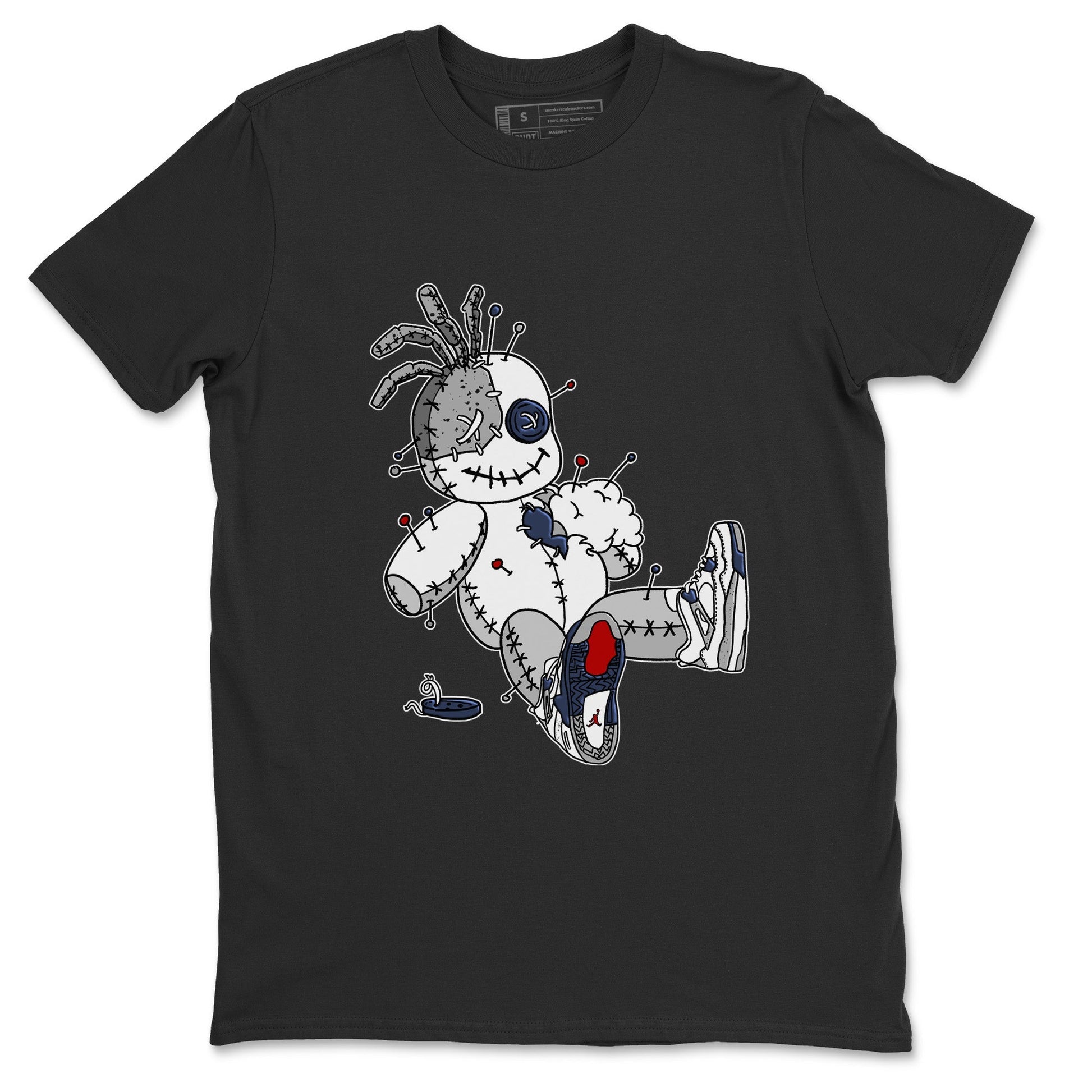 Jordan 4 Midnight Navy unique Halloween sneaker tee Voodoo Doll Sneaker Tees Jordan 4 Midnight Navy Sneaker Release Tees Unisex Shirts