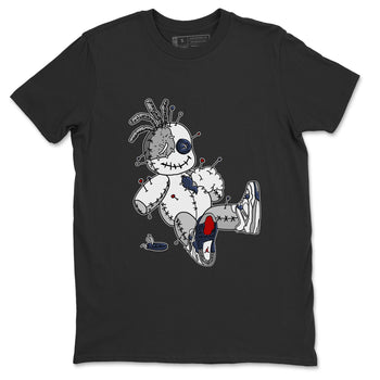 Jordan 4 Midnight Navy unique Halloween sneaker tee Voodoo Doll Sneaker Tees Jordan 4 Midnight Navy Sneaker Release Tees Unisex Shirts
