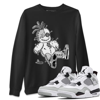 Jordan 4 Military Black unique Halloween sneaker tee Voodoo Doll Sneaker Tees Jordan 4 Military Black Sneaker Release Tees Unisex Shirts