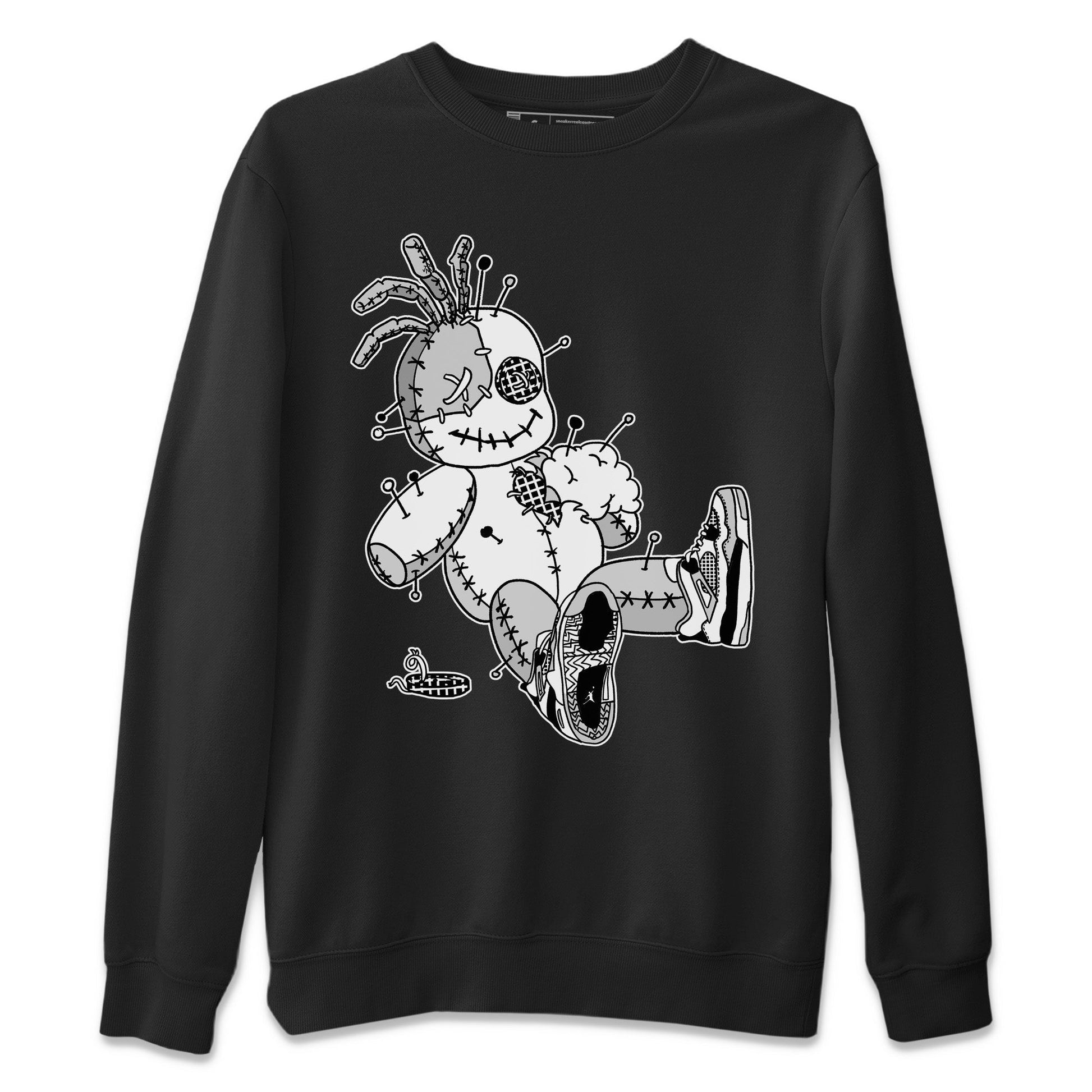 Jordan 4 Military Black unique Halloween sneaker tee Voodoo Doll Sneaker Tees Jordan 4 Military Black Sneaker Release Tees Unisex Shirts