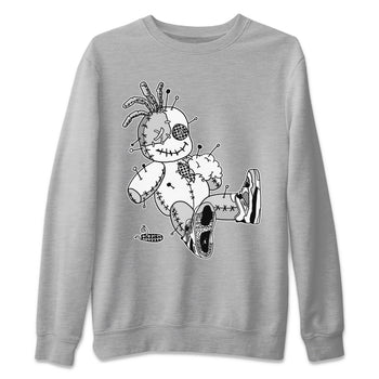 Jordan 4 Military Black unique Halloween sneaker tee Voodoo Doll Sneaker Tees Jordan 4 Military Black Sneaker Release Tees Unisex Shirts