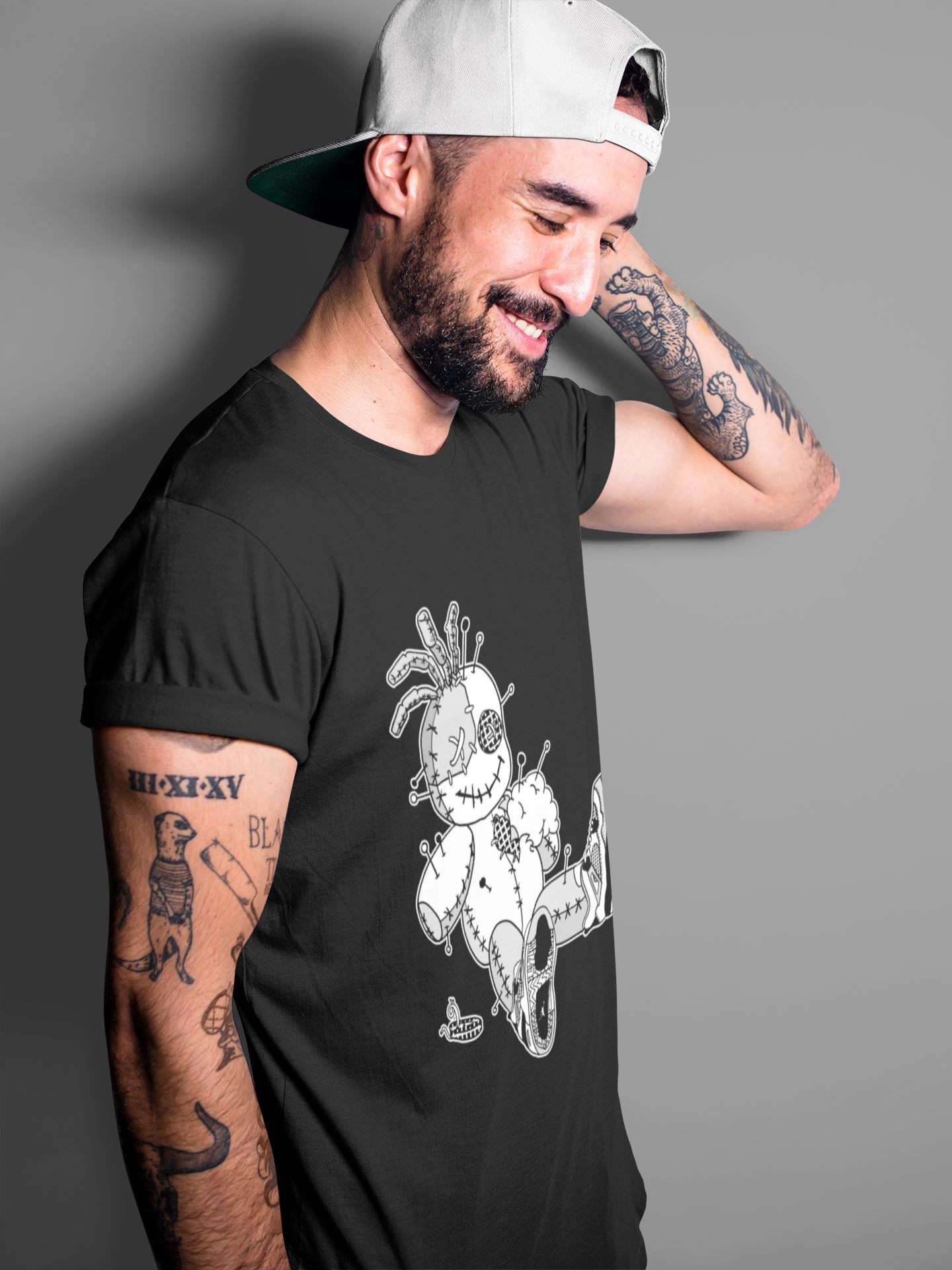 Jordan 4 Military Black unique Halloween sneaker tee Voodoo Doll Sneaker Tees Jordan 4 Military Black Sneaker Release Tees Unisex Shirts