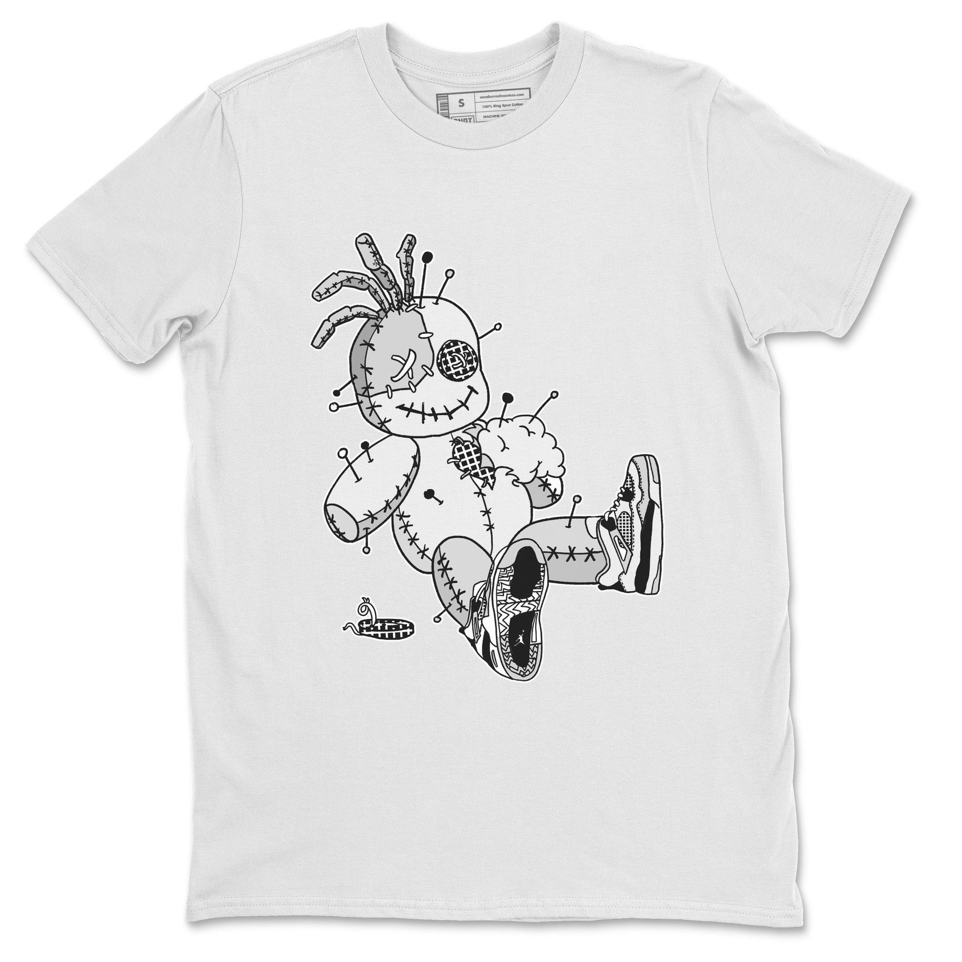 Jordan 4 Military Black unique Halloween sneaker tee Voodoo Doll Sneaker Tees Jordan 4 Military Black Sneaker Release Tees Unisex Shirts
