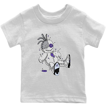 Jordan 5 Concord unique Halloween sneaker tee Voodoo Doll Sneaker Tees Jordan 5 Concord Sneaker Release Tees Kids Shirts