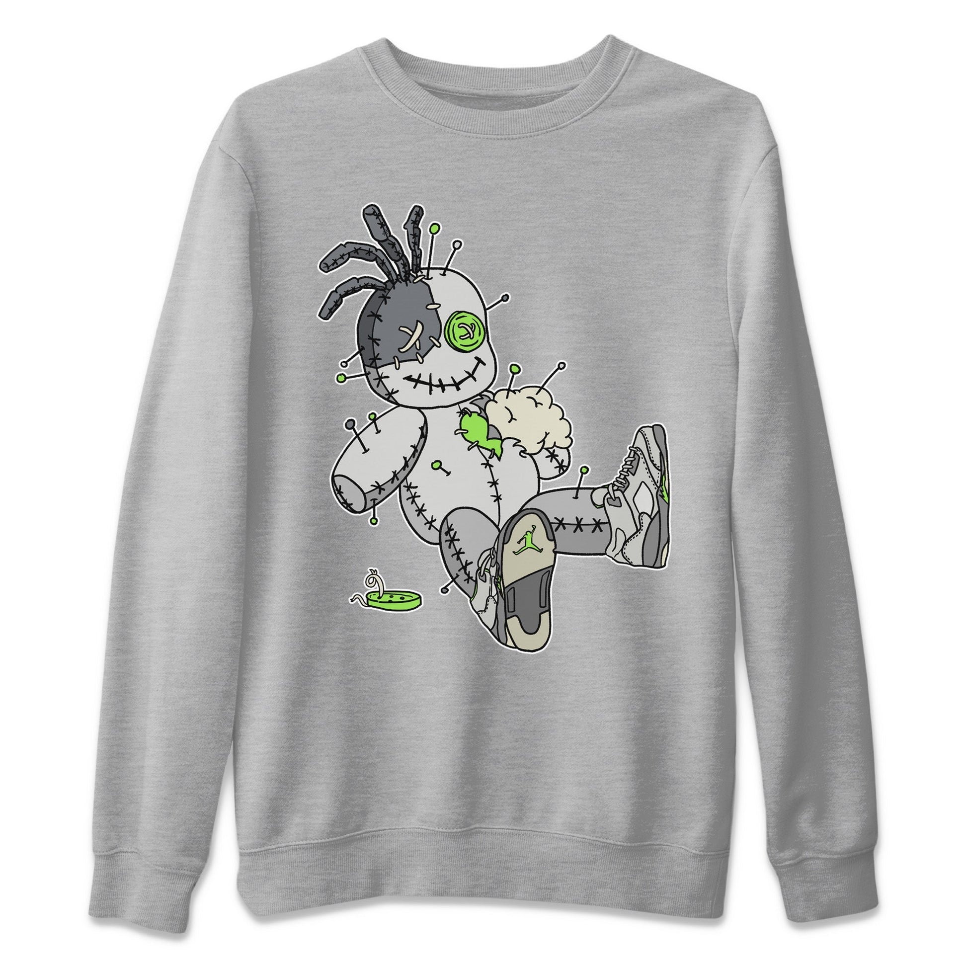 Jordan 5 Green Bean unique Halloween sneaker tee Voodoo Doll Sneaker Tees Jordan 5 Green Bean Sneaker Release Tees Unisex Shirts