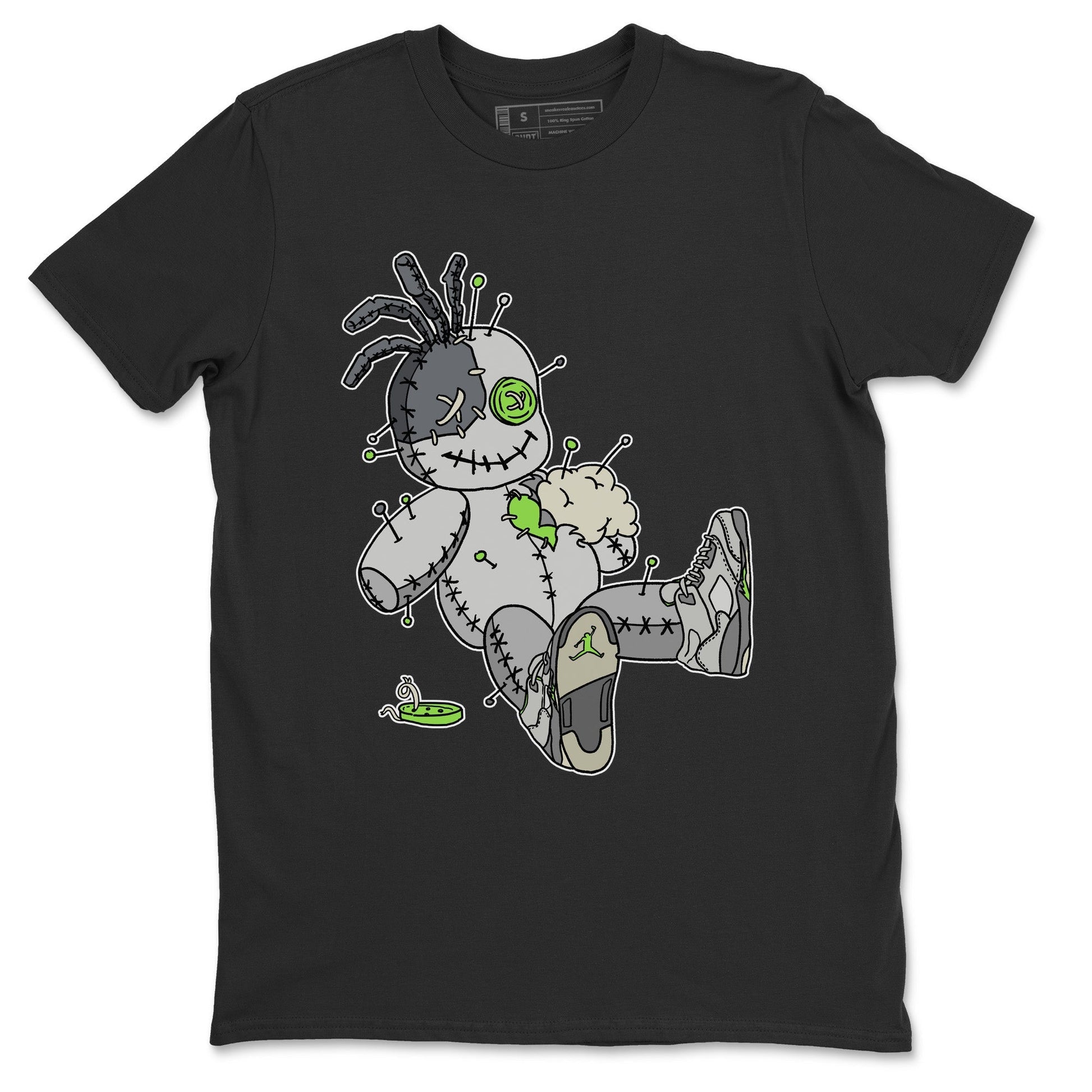 Jordan 5 Green Bean unique Halloween sneaker tee Voodoo Doll Sneaker Tees Jordan 5 Green Bean Sneaker Release Tees Unisex Shirts