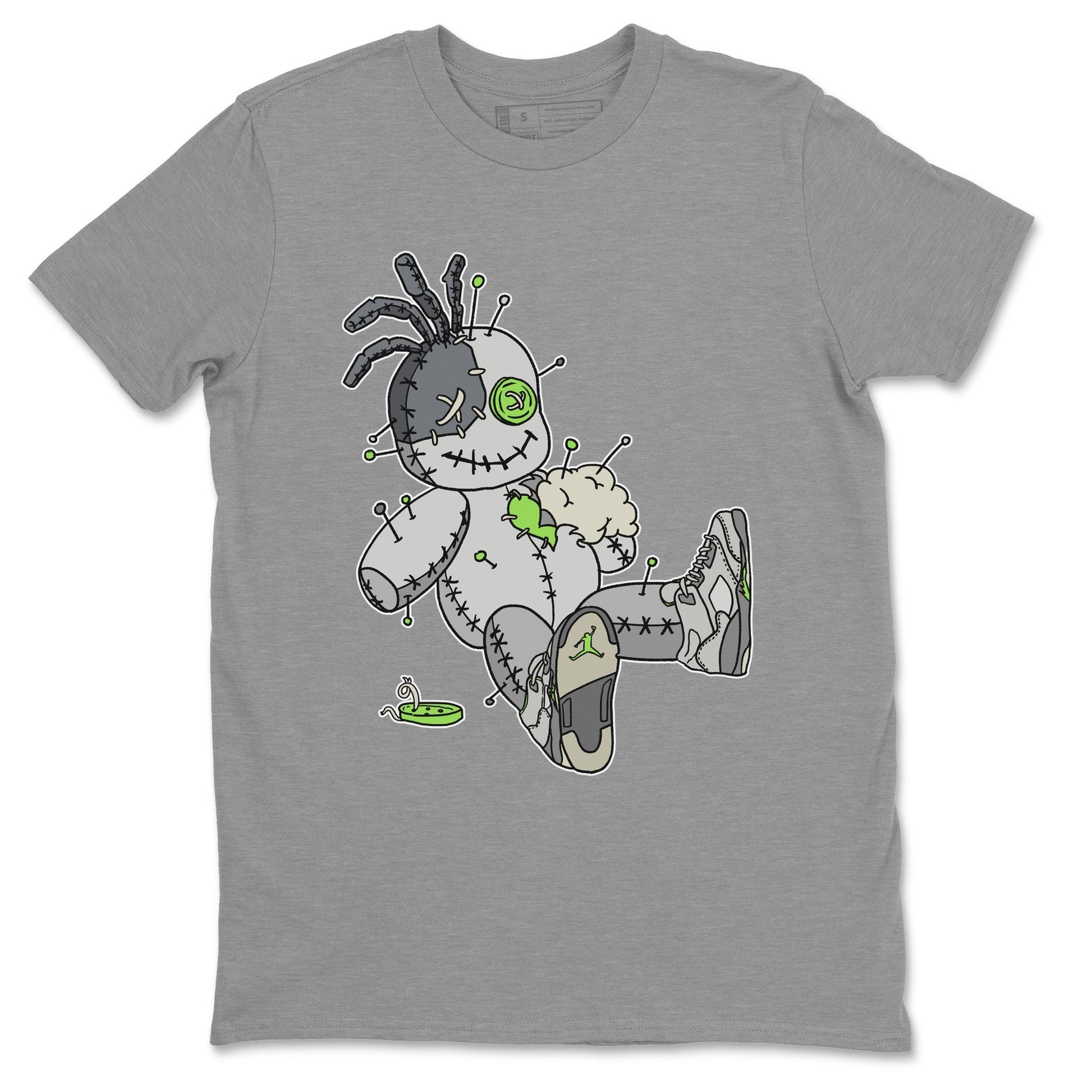 Jordan 5 Green Bean unique Halloween sneaker tee Voodoo Doll Sneaker Tees Jordan 5 Green Bean Sneaker Release Tees Unisex Shirts