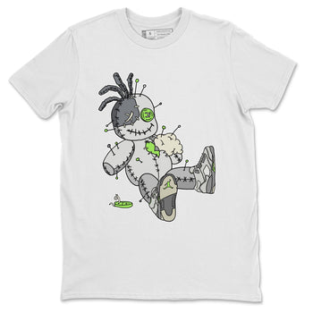 Jordan 5 Green Bean unique Halloween sneaker tee Voodoo Doll Sneaker Tees Jordan 5 Green Bean Sneaker Release Tees Unisex Shirts