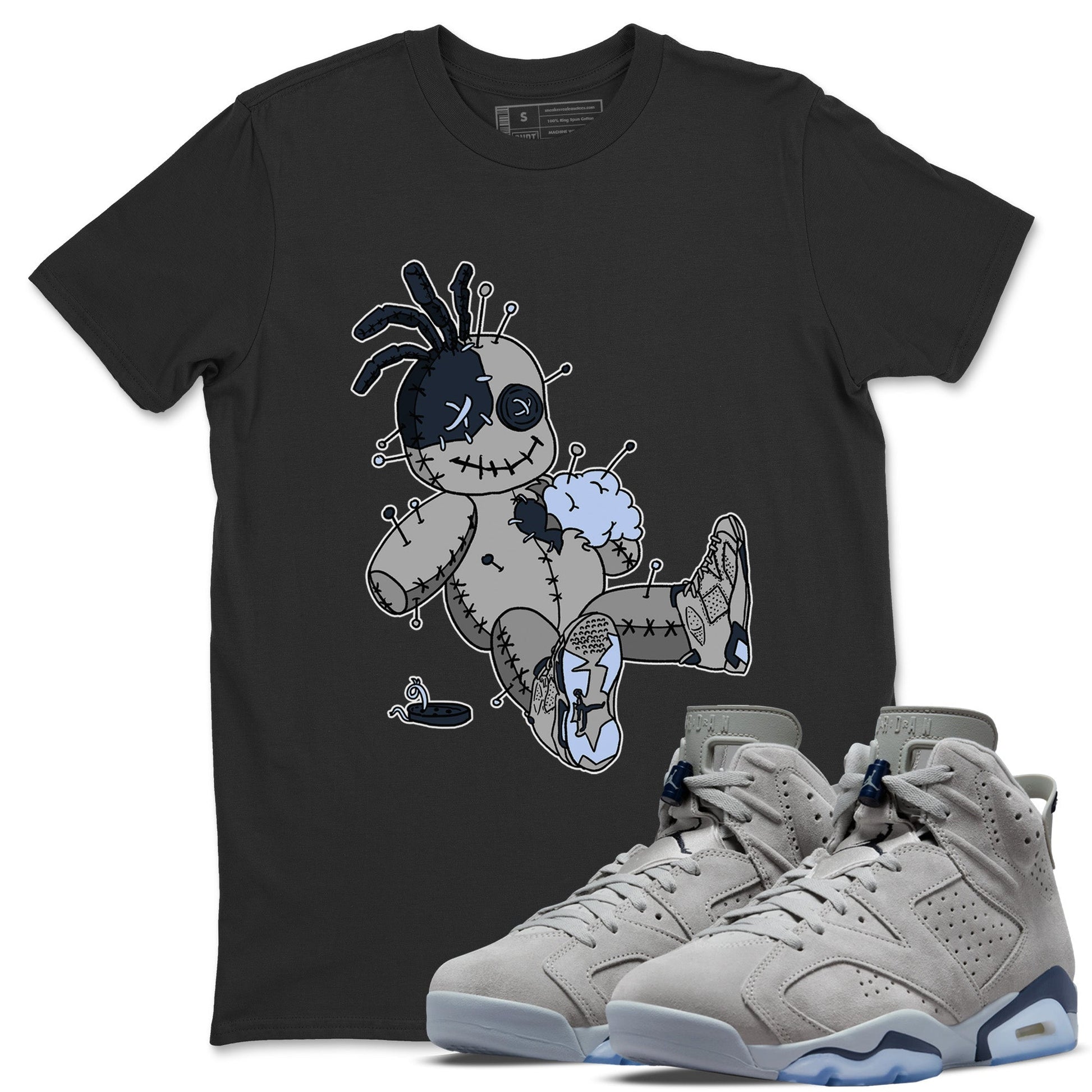 Jordan 6 Georgetown unique Halloween sneaker tee Voodoo Doll Sneaker Tees Jordan 6 Georgetown Sneaker Release Tees Unisex Shirts