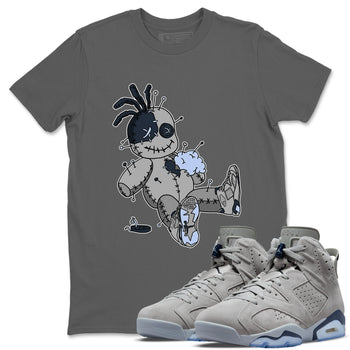 Jordan 6 Georgetown unique Halloween sneaker tee Voodoo Doll Sneaker Tees Jordan 6 Georgetown Sneaker Release Tees Unisex Shirts