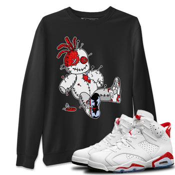 Jordan 6 Red Velvet Cookies unique Halloween sneaker tee Voodoo Doll Sneaker Tees Jordan 6 Red Velvet Cookies Sneaker Release Tees Unisex Shirts