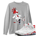 Jordan 6 Red Velvet Cookies Sneaker Match Tees Voodoo Doll Sneaker Tees Jordan 6 Red Velvet Cookies Sneaker Release Tees Unisex Shirts