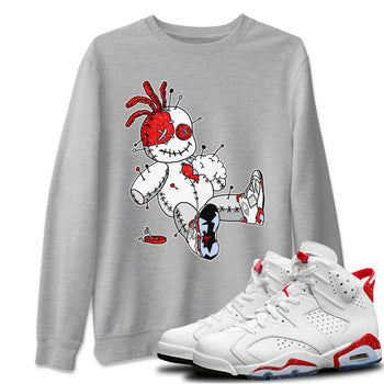 Jordan 6 Red Velvet Cookies unique Halloween sneaker tee Voodoo Doll Sneaker Tees Jordan 6 Red Velvet Cookies Sneaker Release Tees Unisex Shirts