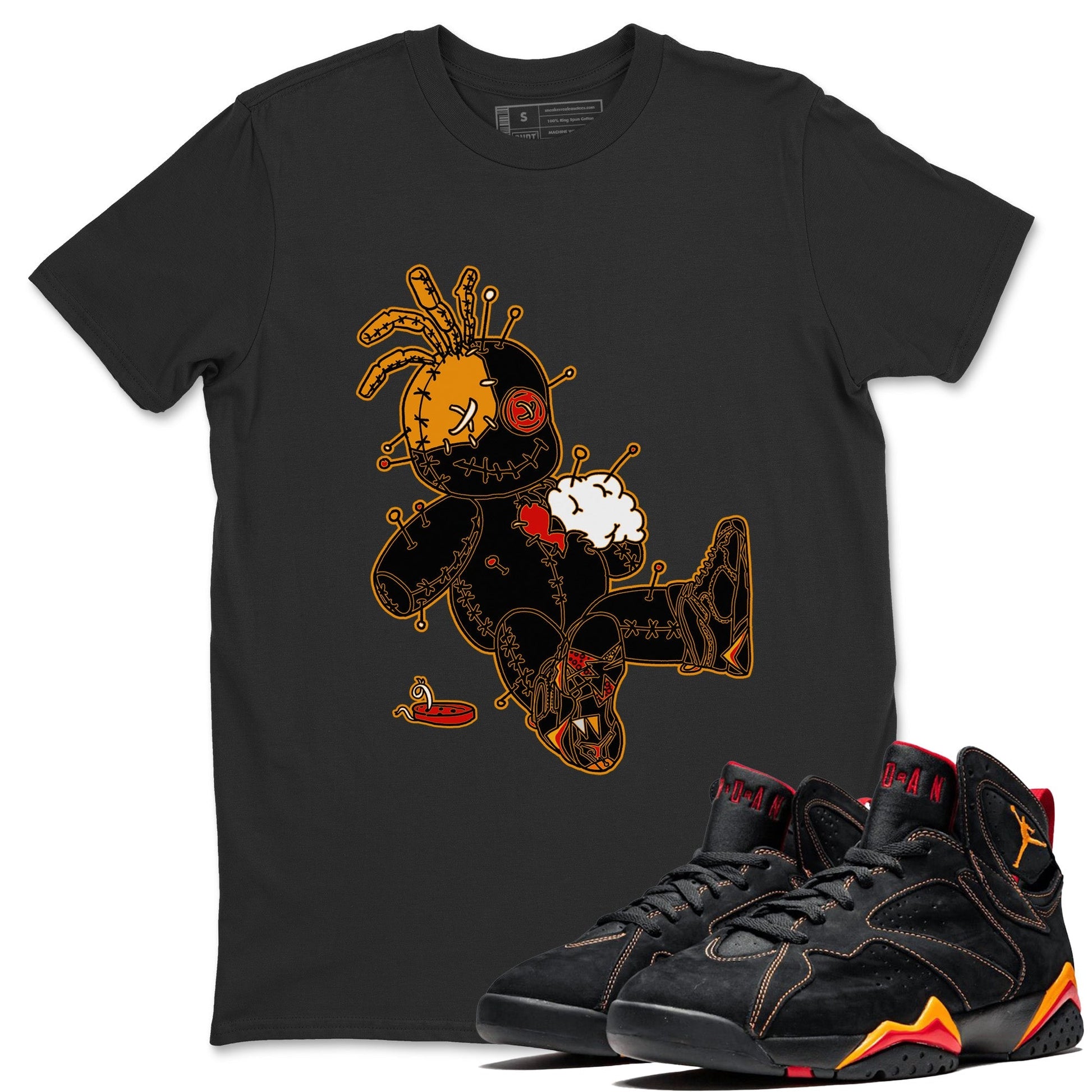 Jordan 7 Citrus Sneaker Match Tees Voodoo Doll Sneaker Tees Jordan 7 Citrus Sneaker Release Tees Unisex Shirts