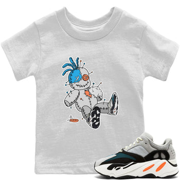 Yeezy 700 Wave Runner unique Halloween sneaker tee Voodoo Doll Sneaker Tees Yeezy 700 Wave Runner Sneaker Release Tees Kids Shirts