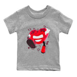 Air Force 1 Layers of Love shirt to match jordans Walk In Love sneaker tees af1 Layers of Love SNRT sneaker release tees baby toddler Heather Grey 2 cotton Shirt