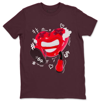 Air Force 1 Layers of Love shirt to match jordans Walk In Love sneaker tees af1 Layers of Love SNRT Sneaker Release Tees unisex cotton Maroon 2 crew neck shirt