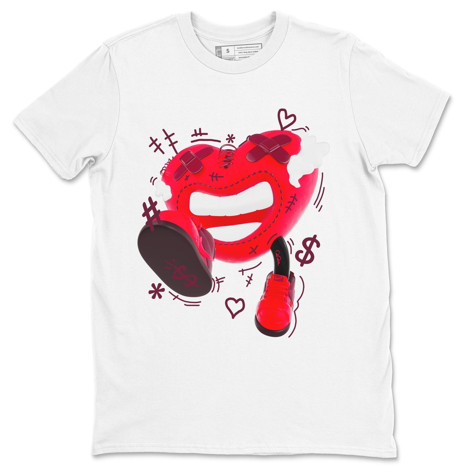 Air Force 1 Layers of Love shirt to match jordans Walk In Love sneaker tees af1 Layers of Love SNRT Sneaker Release Tees unisex cotton White 2 crew neck shirt