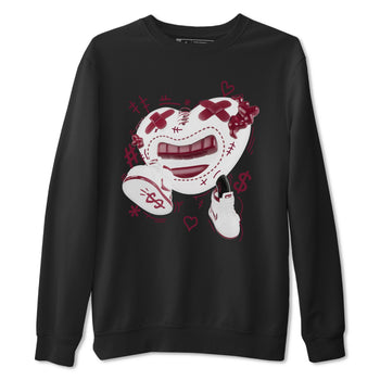1s Metallic Burgundy shirt to match jordans Walk In Love sneaker tees AJ1 Metallic Burgundy SNRT Sneaker Release Tees Unisex Black 2 T-Shirt