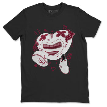 1s Metallic Burgundy shirt to match jordans Walk In Love sneaker tees AJ1 Metallic Burgundy SNRT Sneaker Release Tees Unisex Black 2 T-Shirt
