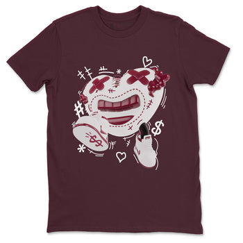 1s Metallic Burgundy shirt to match jordans Walk In Love sneaker tees AJ1 Metallic Burgundy SNRT Sneaker Release Tees Unisex Maroon 2 T-Shirt