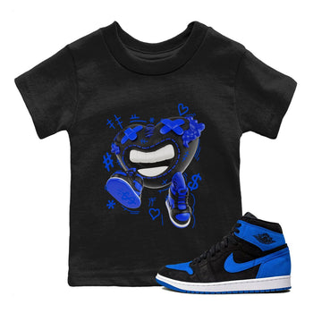 Air Jordan 1 Royal Reimagined shirt to match jordans Walk In Love sneaker tees AJ1 OG HIGH Royal Reimagined SNRT Sneaker Release Tees Baby Toddler Black 1 T-Shirt