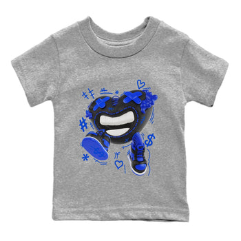 Air Jordan 1 Royal Reimagined shirt to match jordans Walk In Love sneaker tees AJ1 OG HIGH Royal Reimagined SNRT Sneaker Release Tees Baby Toddler Heather Grey 2 T-Shirt