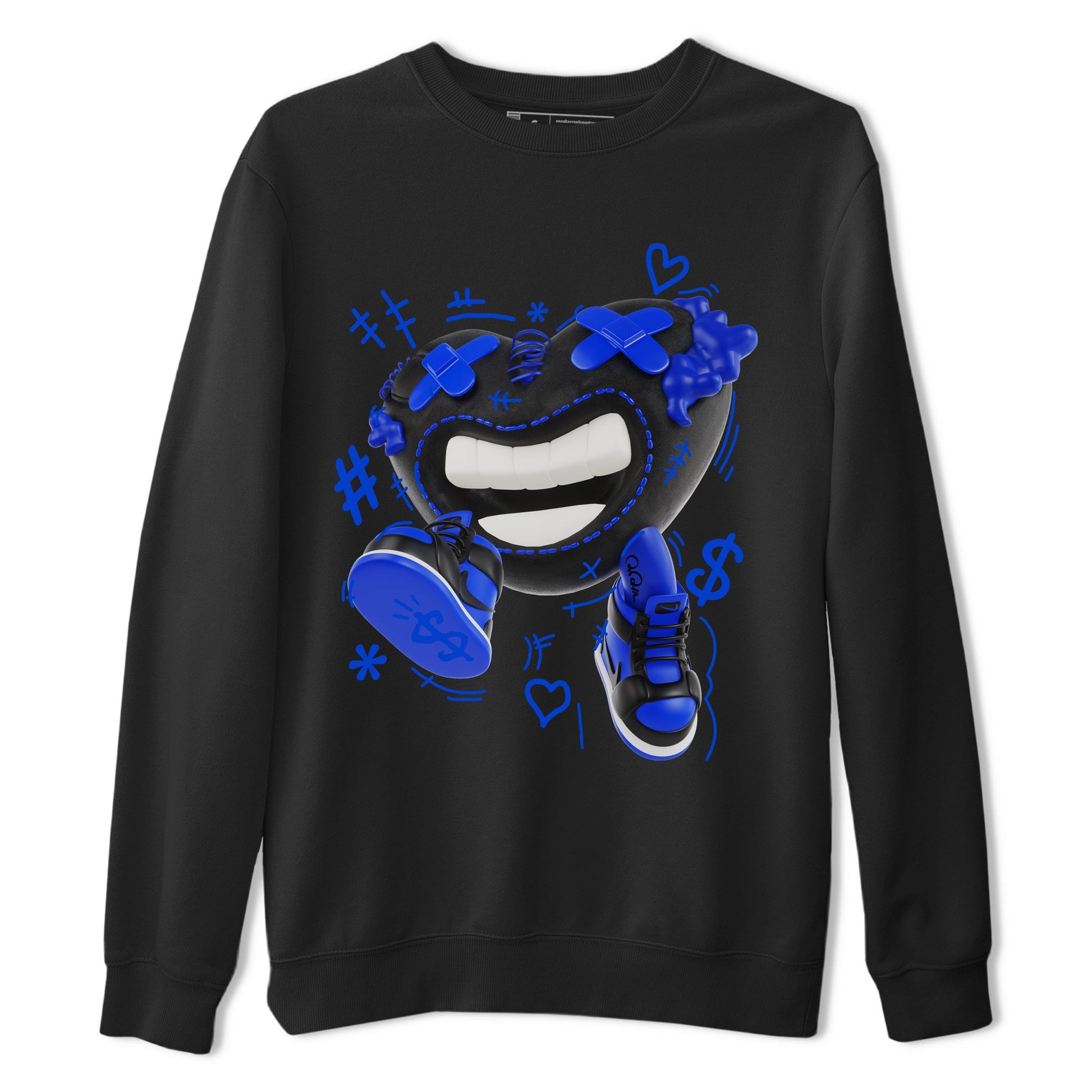 Air Jordan 1 Royal Reimagined shirt to match jordans Walk In Love sneaker tees AJ1 OG HIGH Royal Reimagined SNRT Sneaker Release Tees Unisex Black 2 T-Shirt