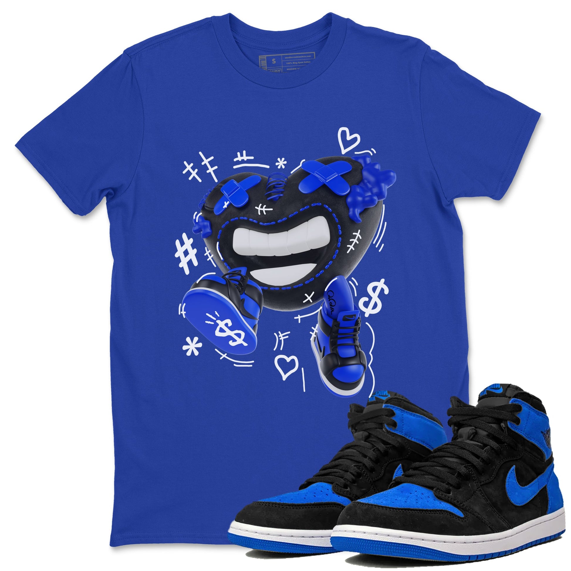 Air Jordan 1 Royal Reimagined shirt to match jordans Walk In Love sneaker tees AJ1 OG HIGH Royal Reimagined SNRT Sneaker Release Tees Unisex Royal Blue 1 T-Shirt
