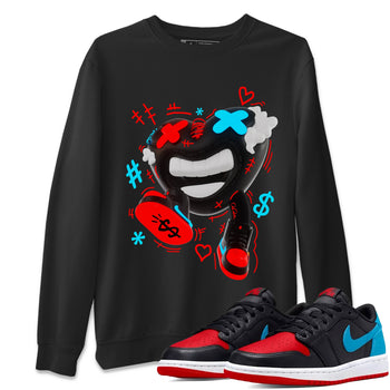 Air Jordan 1 UNC to Chicago shirt to match jordans Walk In Love sneaker tees AJ1 UNC to Chicago SNRT Sneaker Release Tees Unisex Black 1 T-Shirt