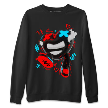 Air Jordan 1 UNC to Chicago shirt to match jordans Walk In Love sneaker tees AJ1 UNC to Chicago SNRT Sneaker Release Tees Unisex Black 2 T-Shirt
