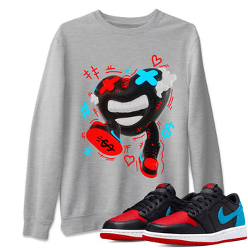 Air Jordan 1 UNC to Chicago shirt to match jordans Walk In Love sneaker tees AJ1 UNC to Chicago SNRT Sneaker Release Tees Unisex Heather Grey 1 T-Shirt