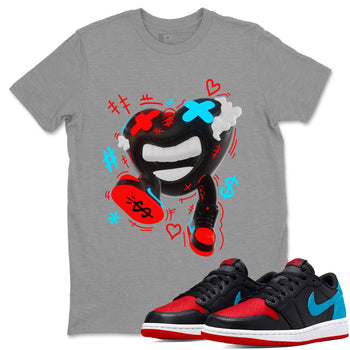 Air Jordan 1 UNC to Chicago shirt to match jordans Walk In Love sneaker tees AJ1 UNC to Chicago SNRT Sneaker Release Tees Unisex Heather Grey 1 T-Shirt