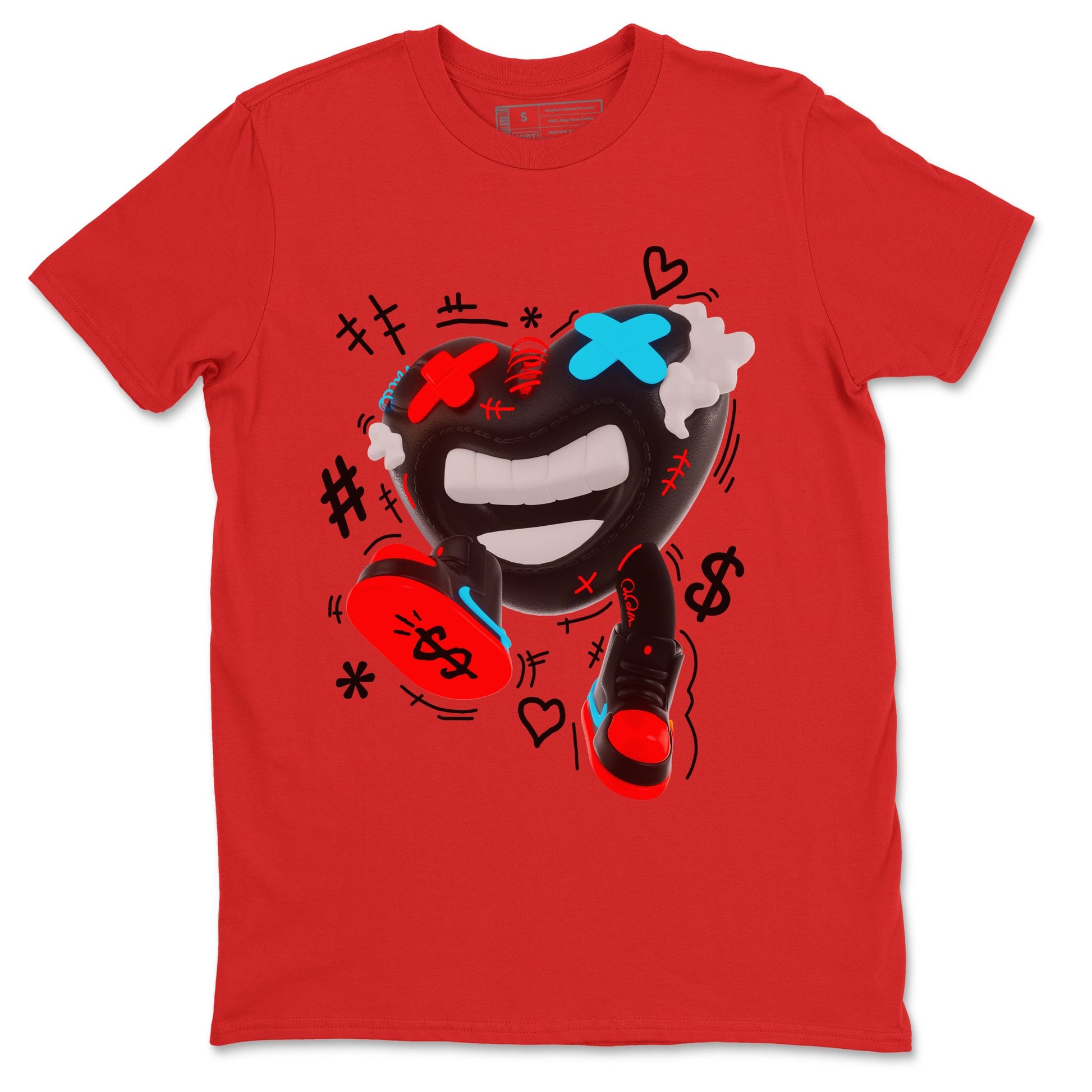 Air Jordan 1 UNC to Chicago shirt to match jordans Walk In Love sneaker tees AJ1 UNC to Chicago SNRT Sneaker Release Tees Unisex Red 2 T-Shirt