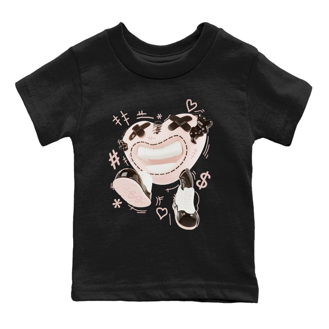 Air Jordan 11 Neapolitan shirt to match jordans Walk In Love sneaker tees AJ11 Neapolitan SNRT Sneaker Release Tees Baby Toddler Black 2 T-Shirt